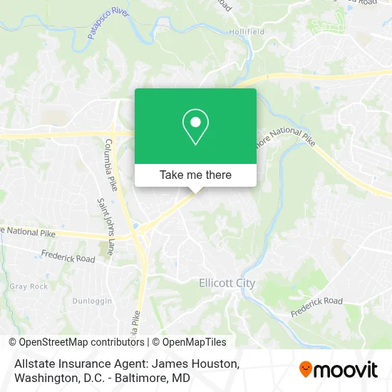 Allstate Insurance Agent: James Houston map