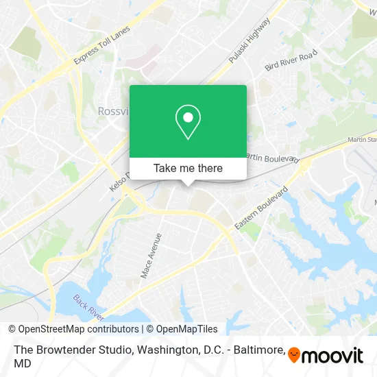The Browtender Studio map