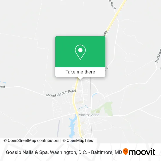 Gossip Nails & Spa map