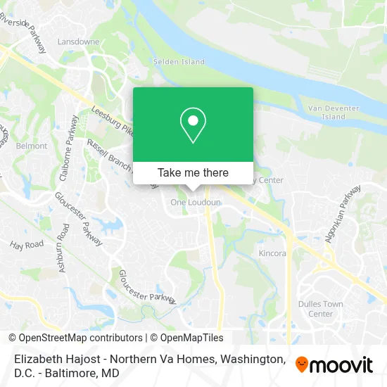 Elizabeth Hajost - Northern Va Homes map