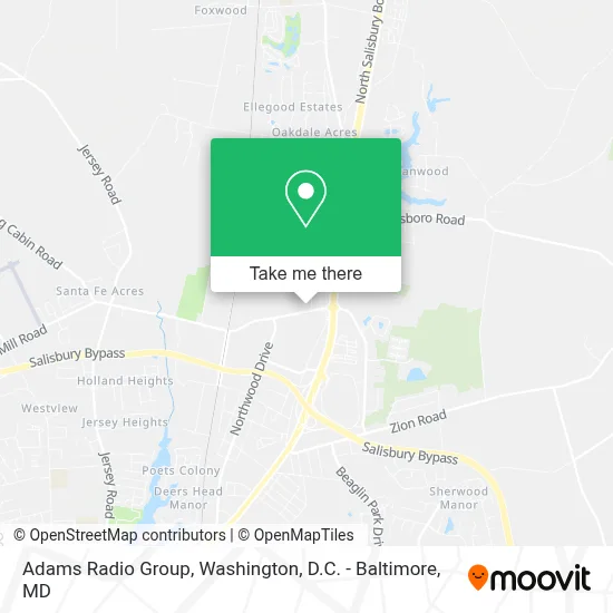 Adams Radio Group map