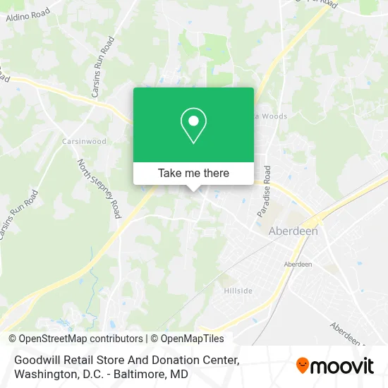 Goodwill Retail Store And Donation Center map