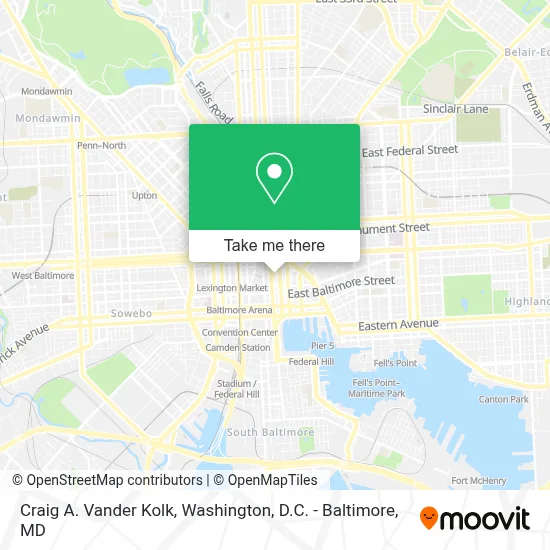 Craig A. Vander Kolk map
