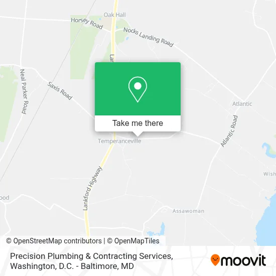Precision Plumbing & Contracting Services map