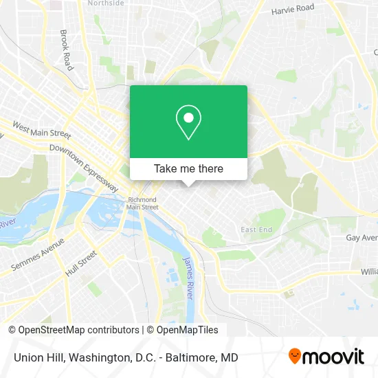 Union Hill map
