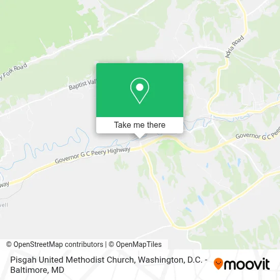 Pisgah United Methodist Church map