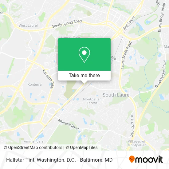 Hallstar Tint map
