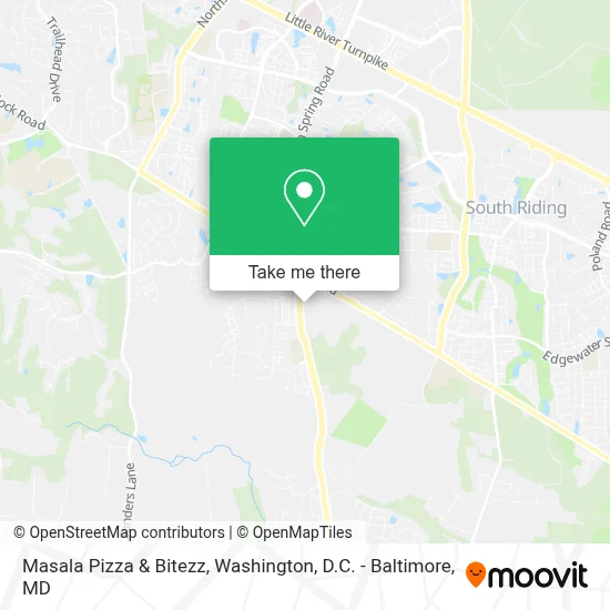 Masala Pizza & Bitezz map