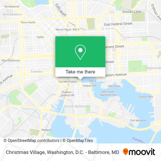Christmas Village map