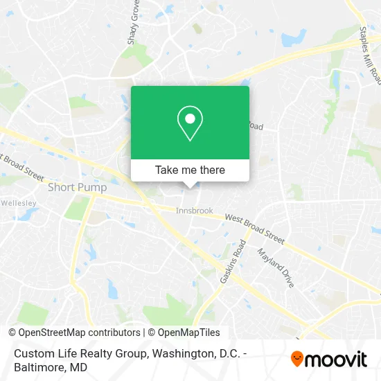 Custom Life Realty Group map