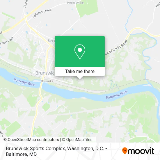 Brunswick Sports Complex map