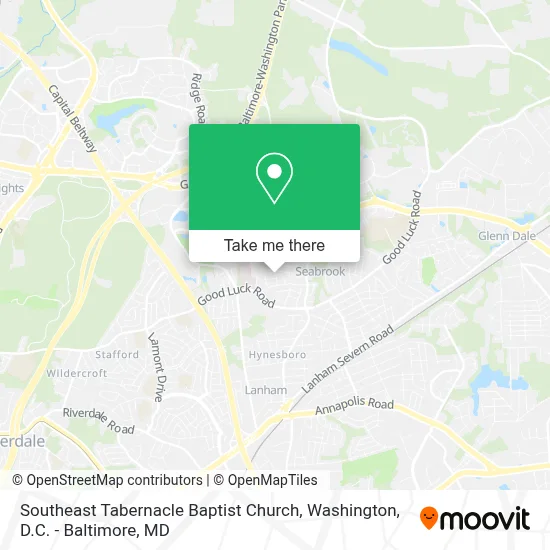 Southeast Tabernacle Baptist Church map
