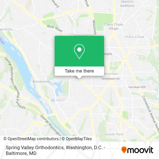 Spring Valley Orthodontics map