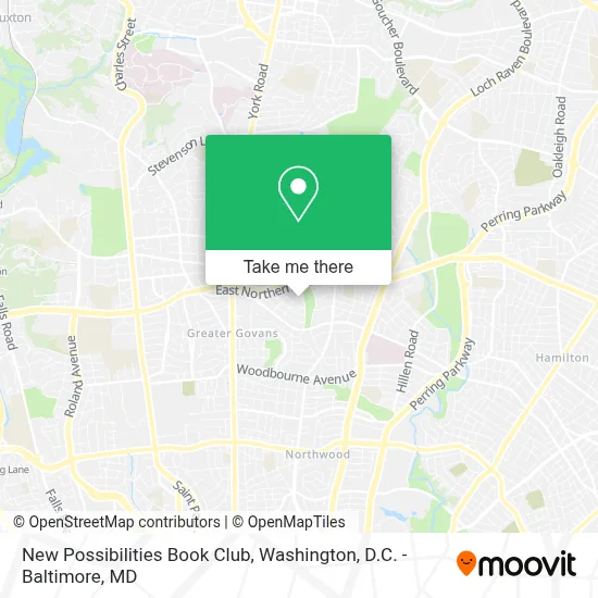 New Possibilities Book Club map