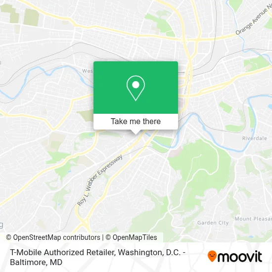 T-Mobile Authorized Retailer map