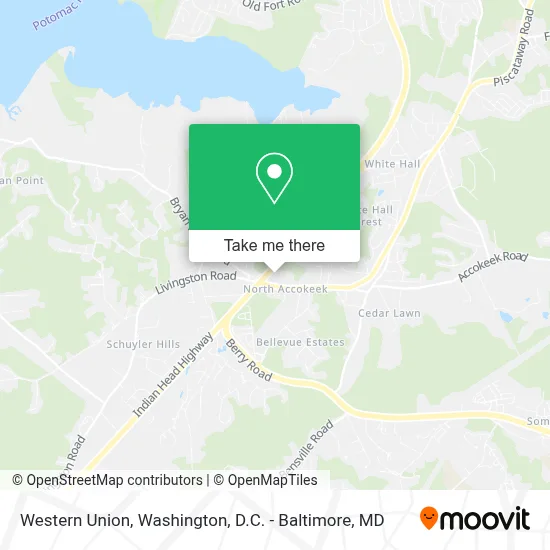Western Union map