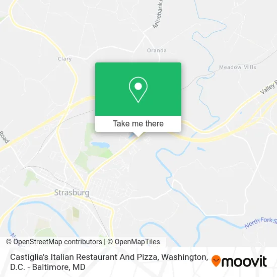 Castiglia's Italian Restaurant And Pizza map