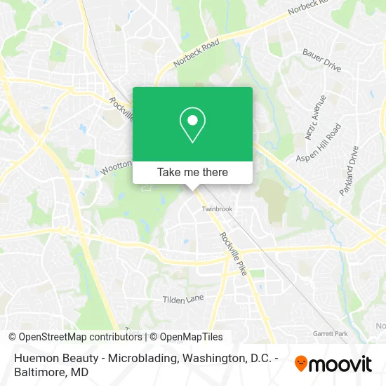Huemon Beauty - Microblading map