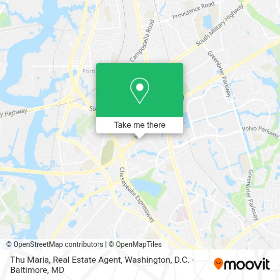 Thu Maria, Real Estate Agent map
