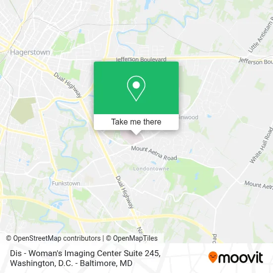 Dis - Woman's Imaging Center Suite 245 map
