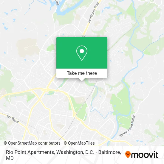 Rio Point Apartments map