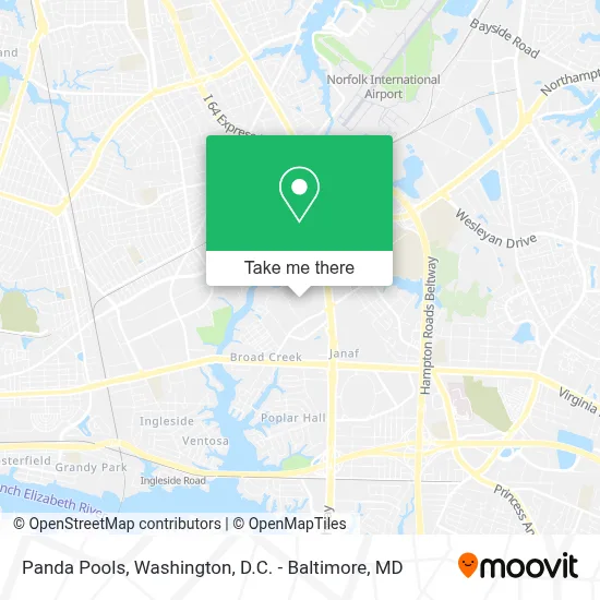 Panda Pools map