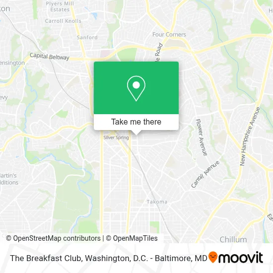 The Breakfast Club map
