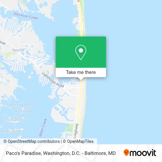 Paco's Paradise map