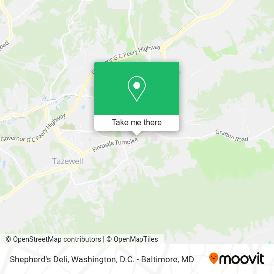 Shepherd's Deli map