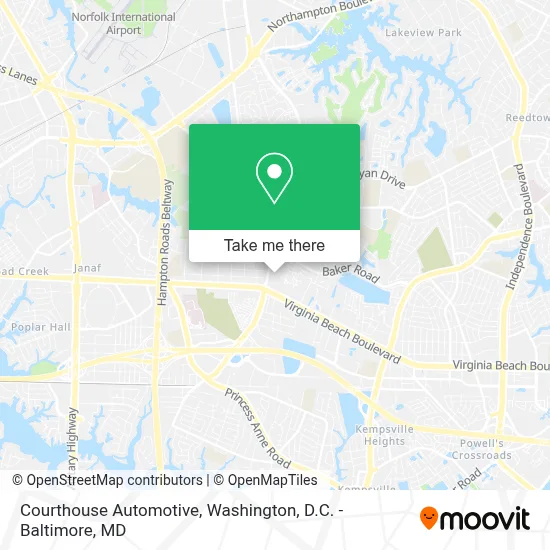 Courthouse Automotive map