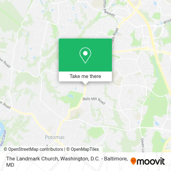 The Landmark Church map
