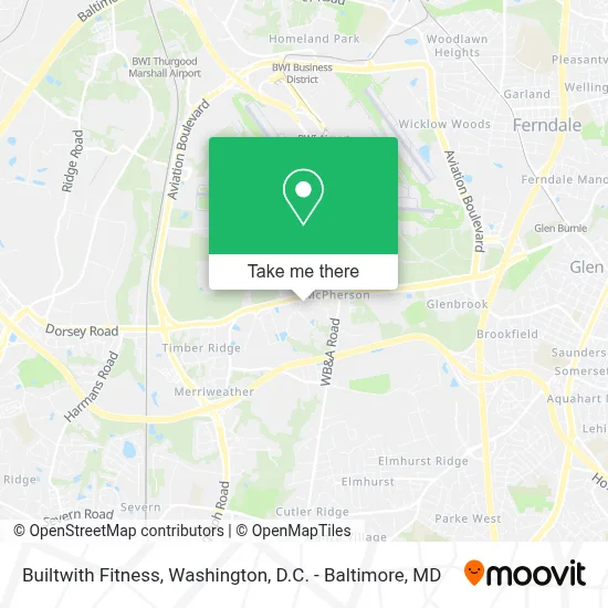 Builtwith Fitness map
