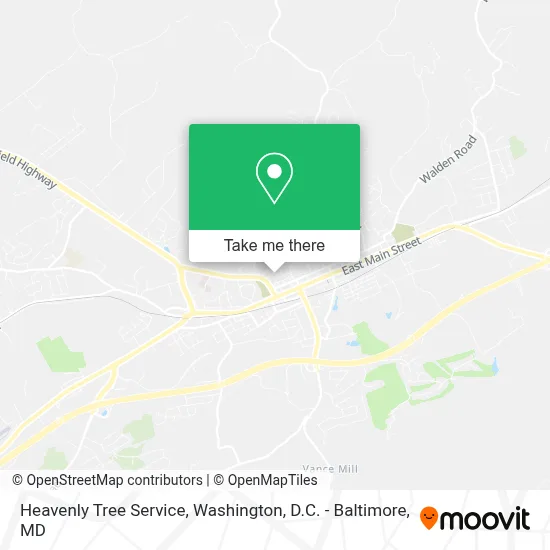 Heavenly Tree Service map