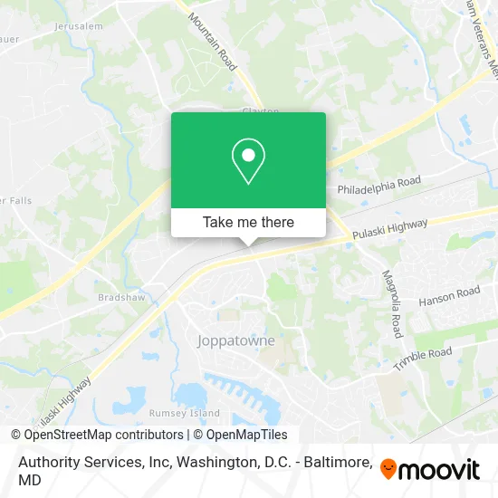 Authority Services, Inc map