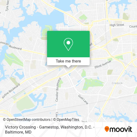 Victory Crossing - Gamestop map