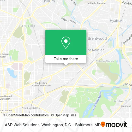 A&P Web Solutions map