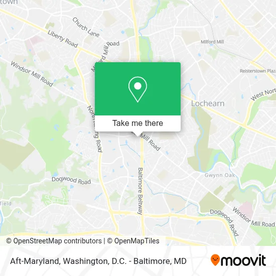 Aft-Maryland map