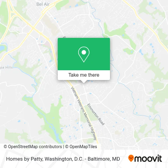 Homes by Patty map