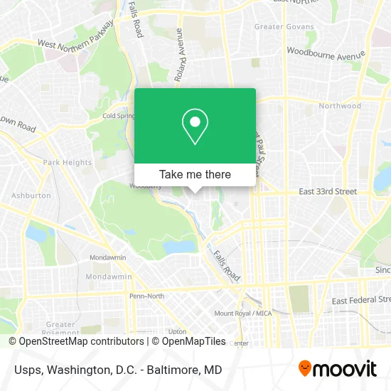 Usps map