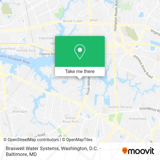 Braswell Water Systems map