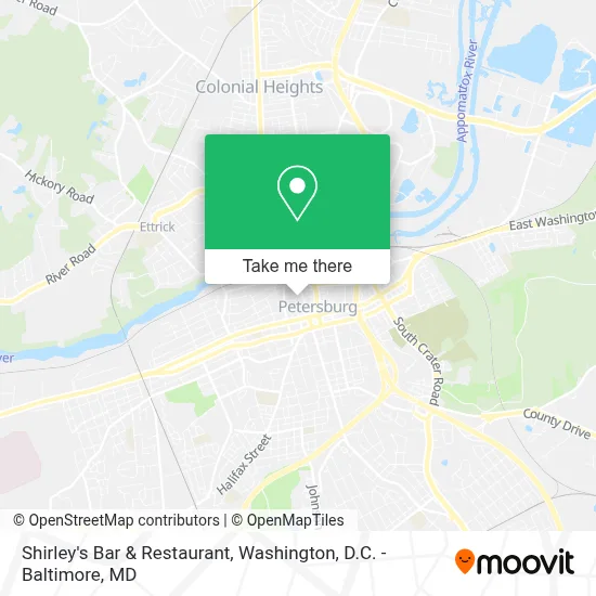 Shirley's Bar & Restaurant map