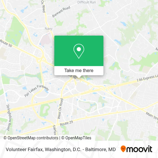 Volunteer Fairfax map