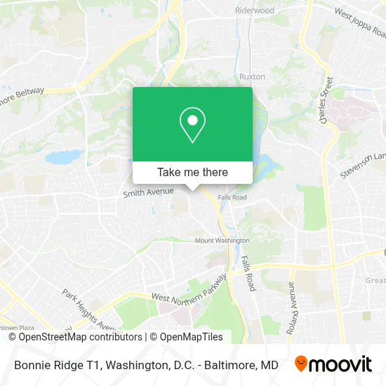 Bonnie Ridge T1 map