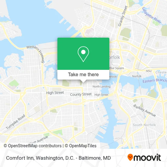 Comfort Inn map