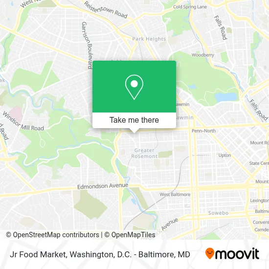 Jr Food Market map