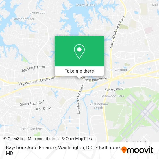 Bayshore Auto Finance map