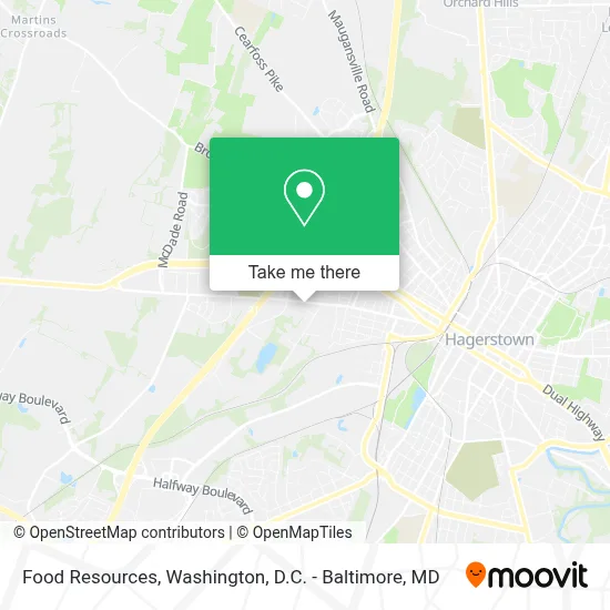 Food Resources map