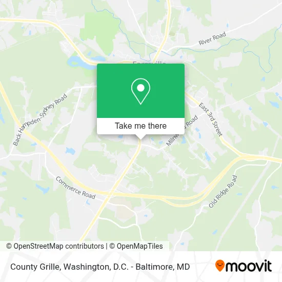 County Grille map