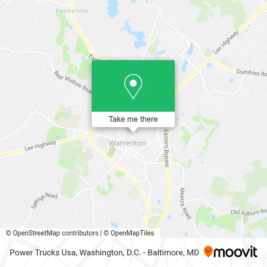 Power Trucks Usa map