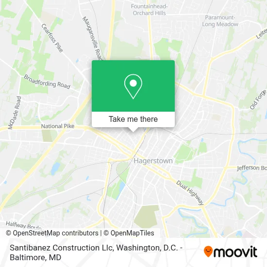 Santibanez Construction Llc map